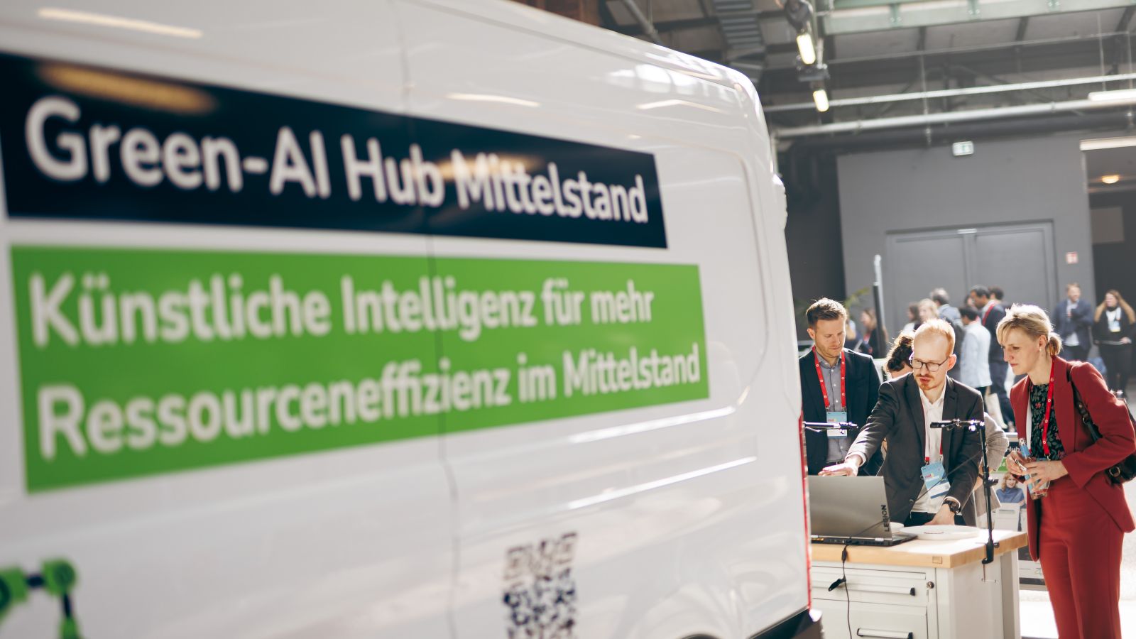 Green-AI Hub Mobil auf dem Zukunftsforum 