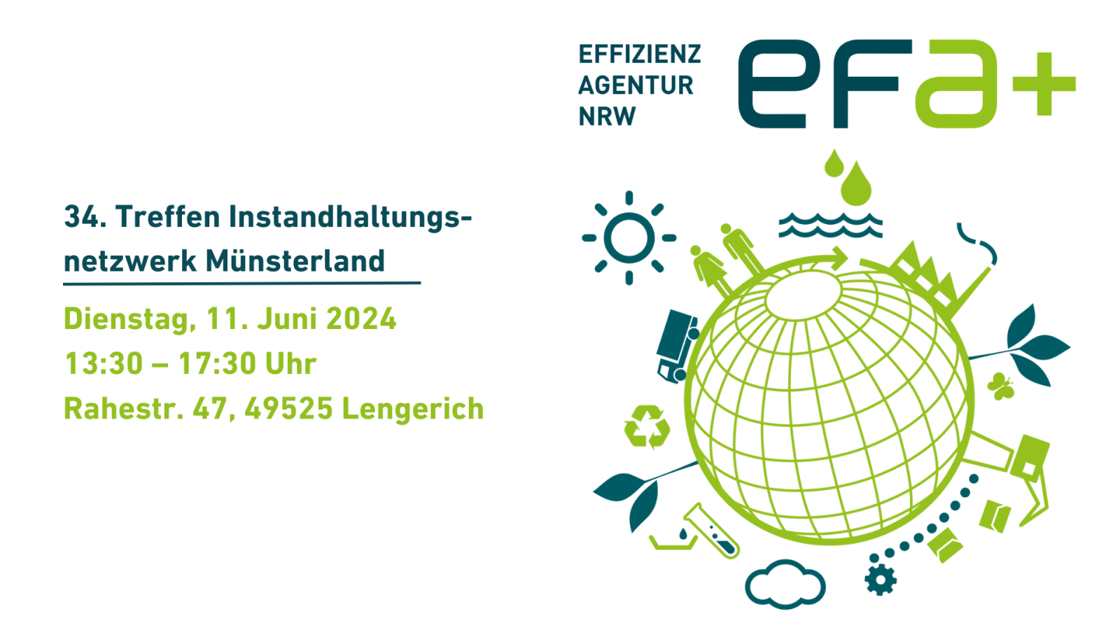 34. Treffen Instandhaltungsnetzwerk Münsterland von der Effizienz-Agentur NRW 34. Treffen Instandhaltungsnetzwerk Münsterland von der Effizienz-Agentur NRW