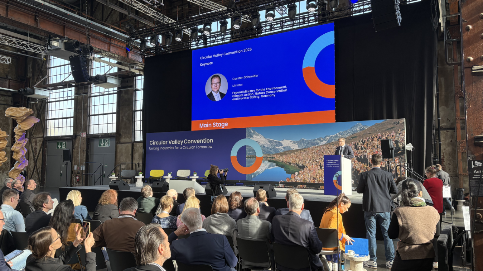 Hauptbühne der Circular Valley Convention