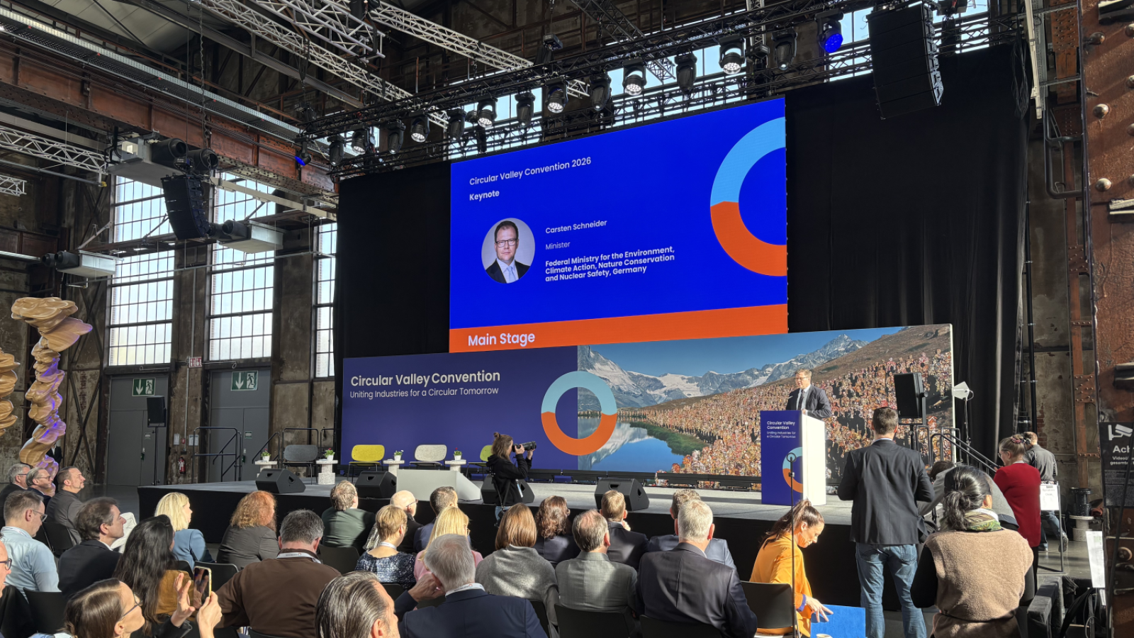 Hauptbühne der Circular Valley Convention